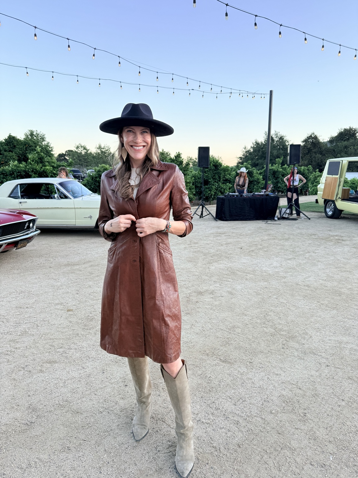 Caitlin Sleichter at a community event in San Juan Capistrano
